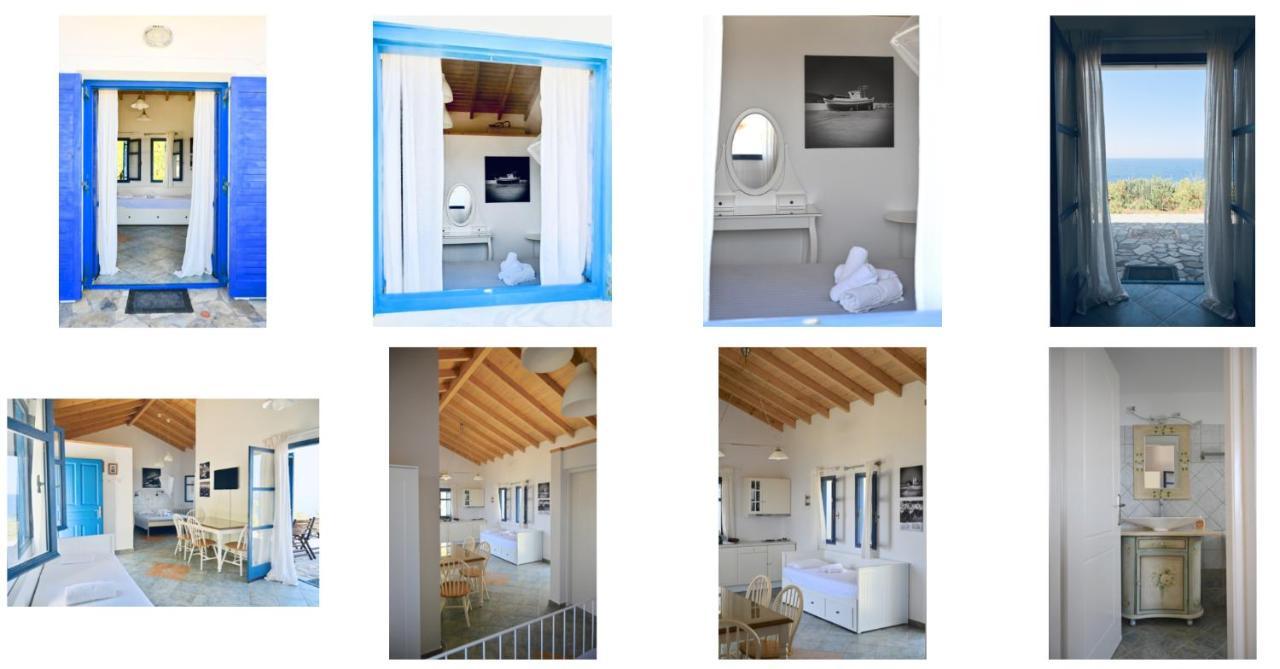 Muses Sea View Bungalow Armenistis  Buitenkant foto